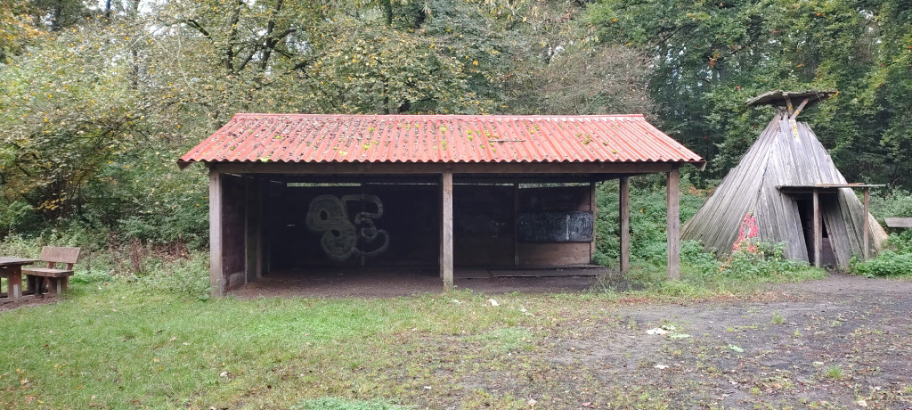 Lunch shelter near Flaesheimer Meilerweg