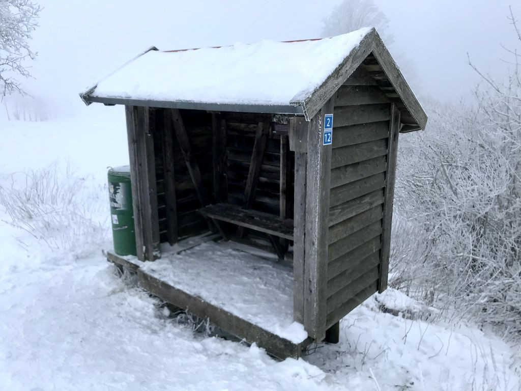 Schutzhütte am Weiherberg