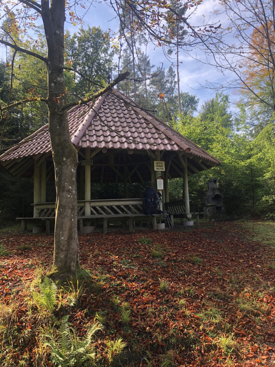 Lunch shelter near Kolonnenweg