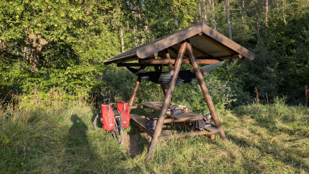 Lunch shelter near Waldbrücke