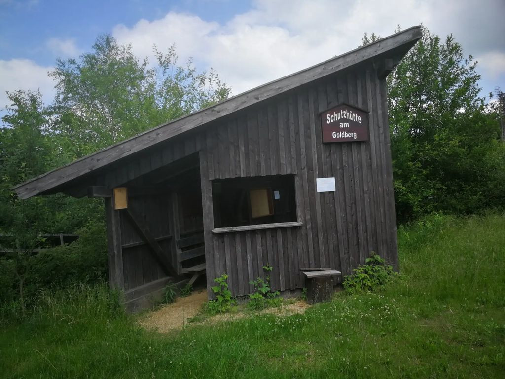 Schutzhütte am Goldberg