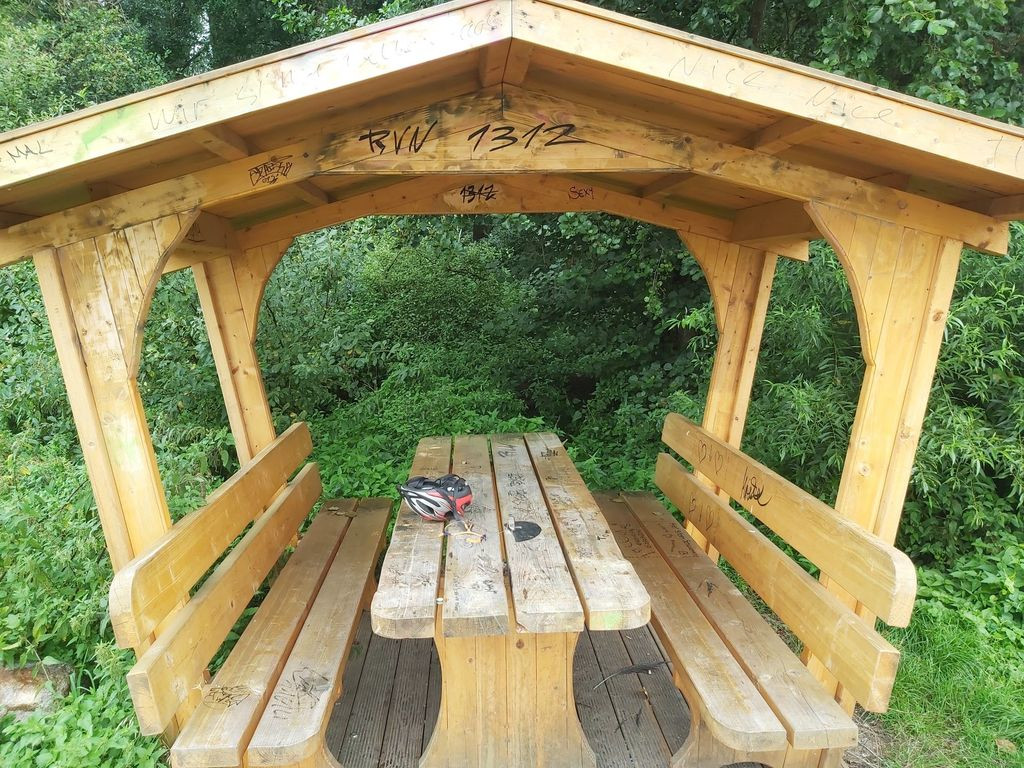 Lunch shelter near Moorender Weg