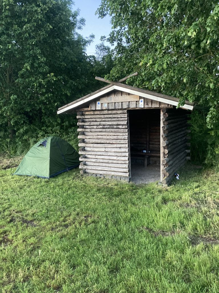 Schutzhütte am Werratalradweg