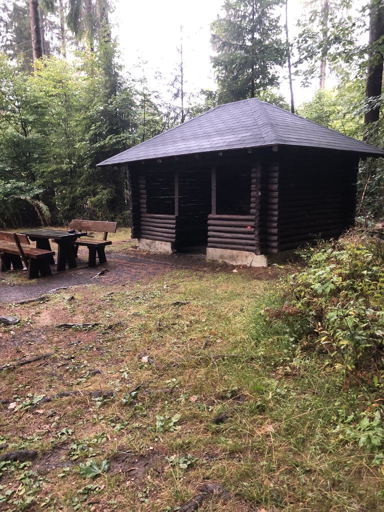 Hütte an der Niddaquelle