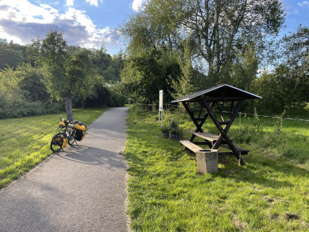 Lunch shelter near Meißner Straße