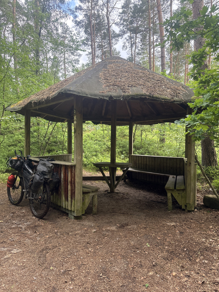 Lunch shelter near Wehlener Weg