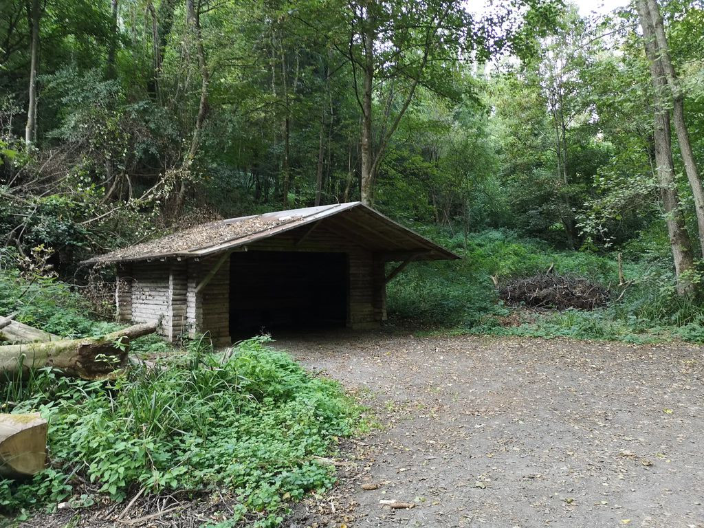 Shelter near Waldlehrpfad