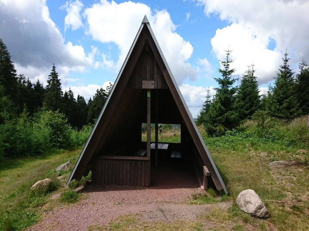 Shelter near Rennsteig