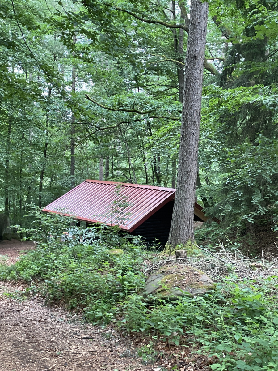 Shelter near Rheinheimerpfad
