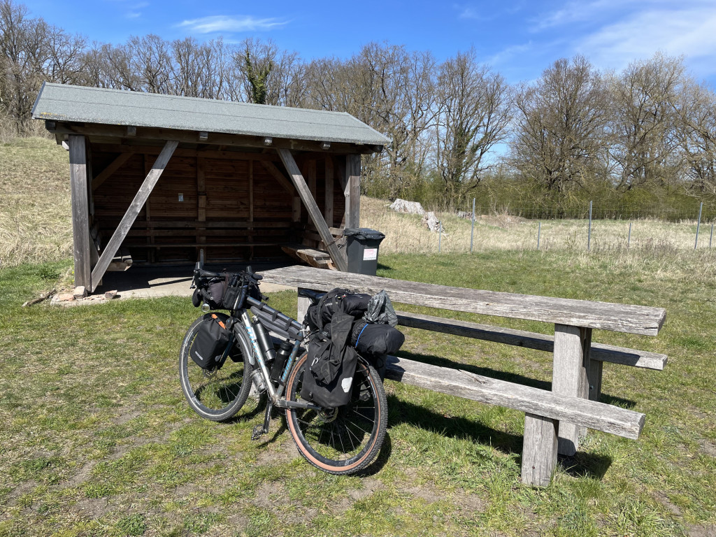 Hütte im Naturschutzgebiet