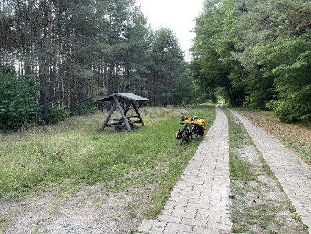 Lunch shelter near Kolonie