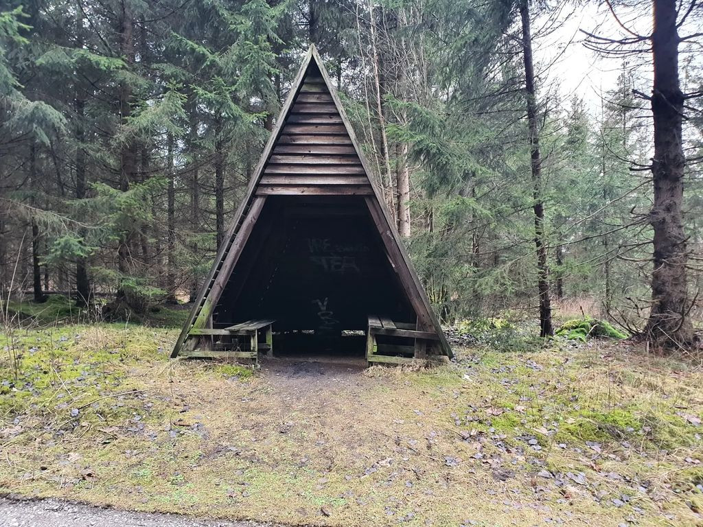 Hütte nahe der Johanniter Heilstätte