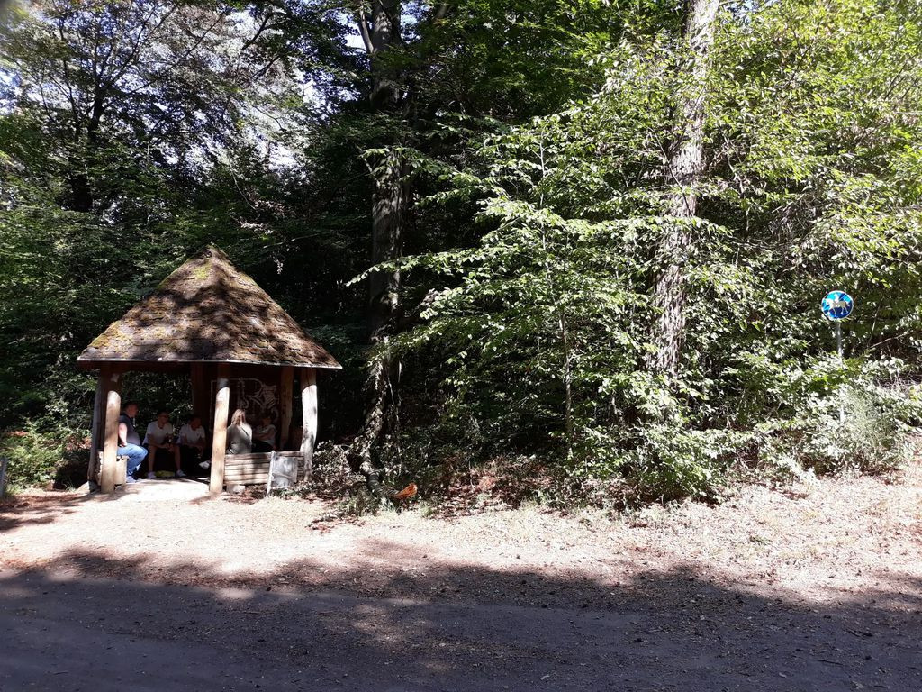 Schutzhütte im Geistinger Wald