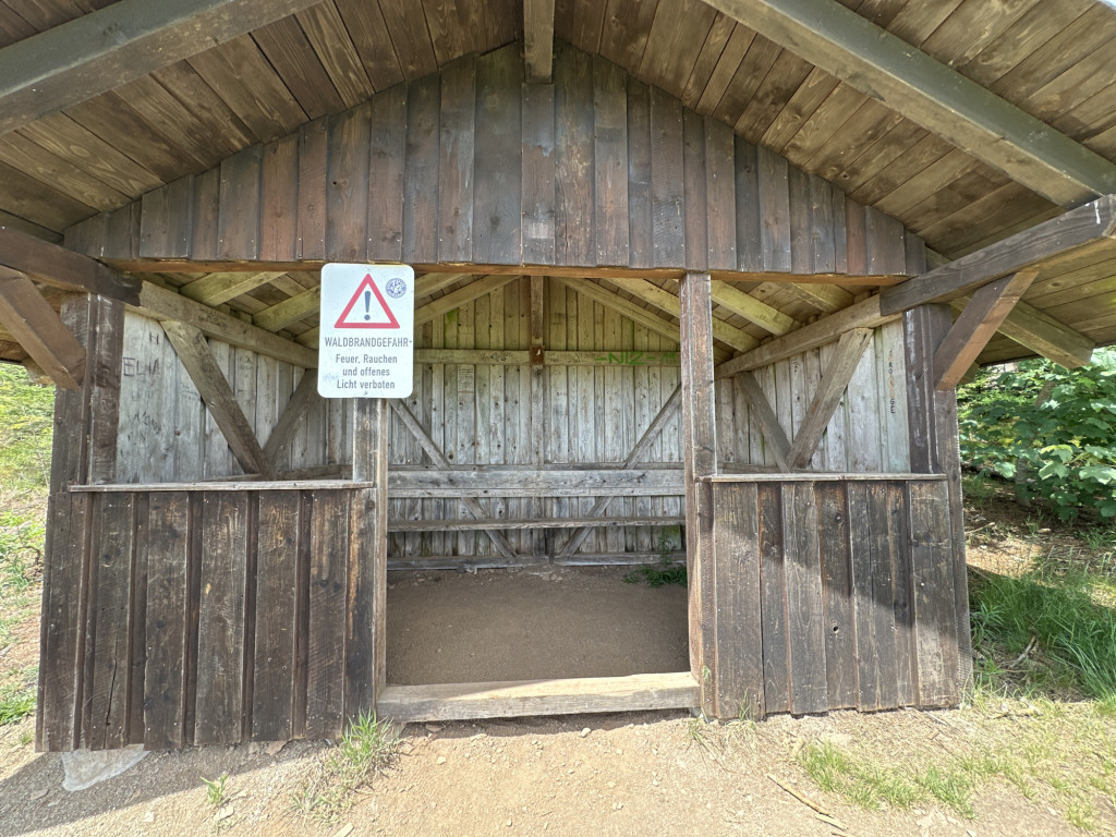 Lunch shelter near Kuhnenbach