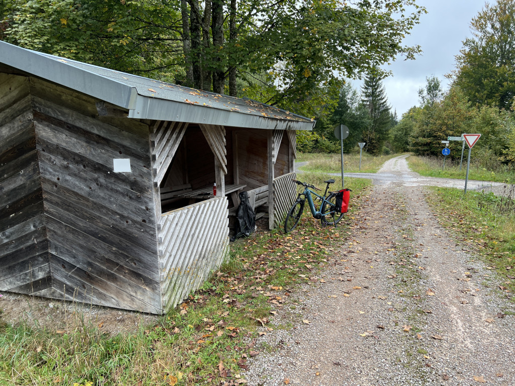 Lunch shelter near Alter Bahndamm Isny-Kempten