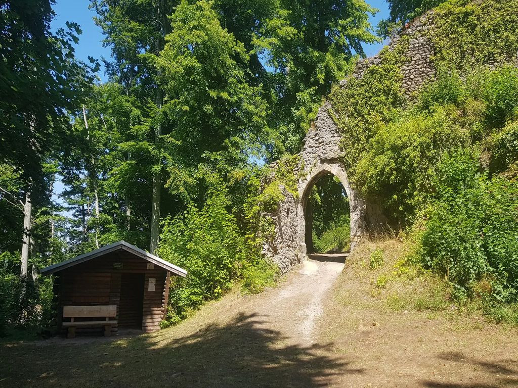 Hütte an der Scharfenburg