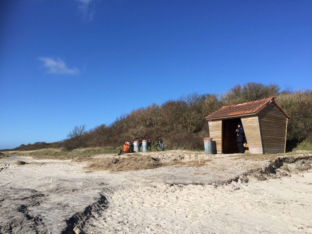 Schutzhütte am Ostende