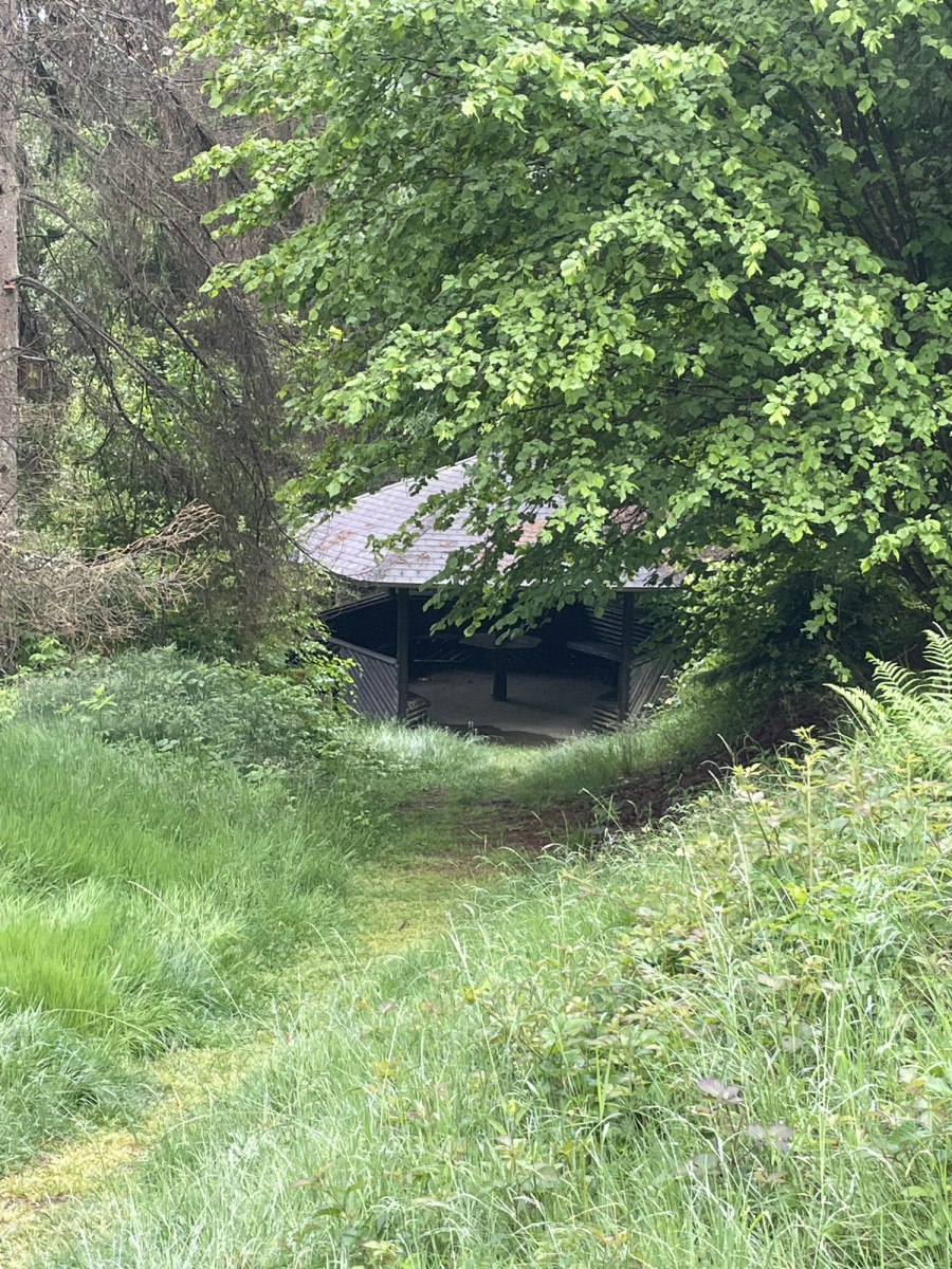 Shelter near Waldbahn
