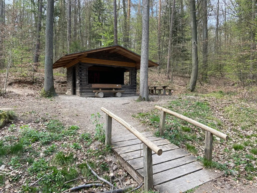 Waldschutzhütte in Mittelfranken