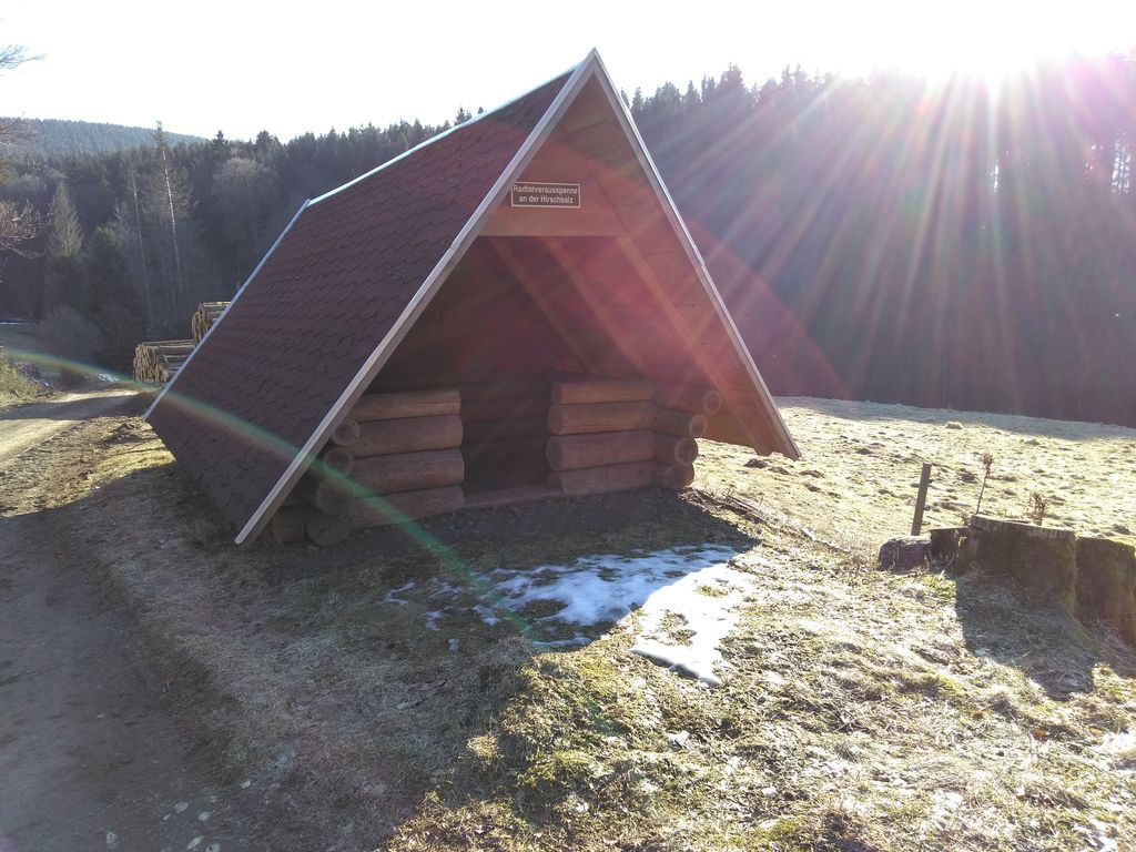 Shelter near Hohe Straße