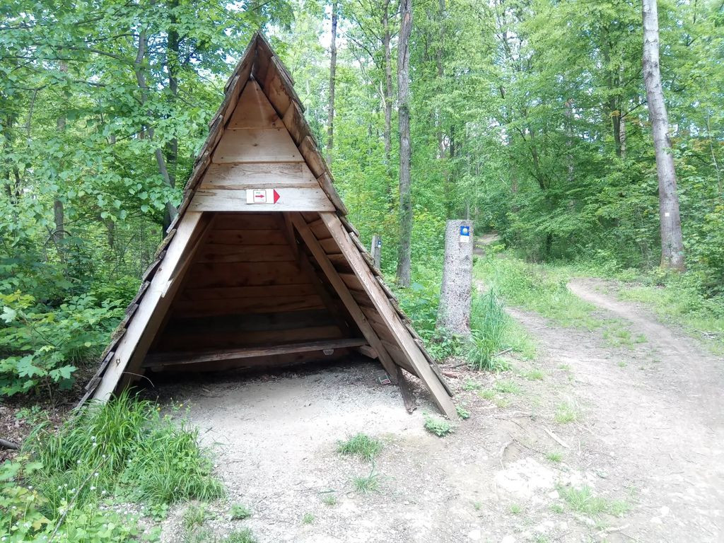 Holzunterstand