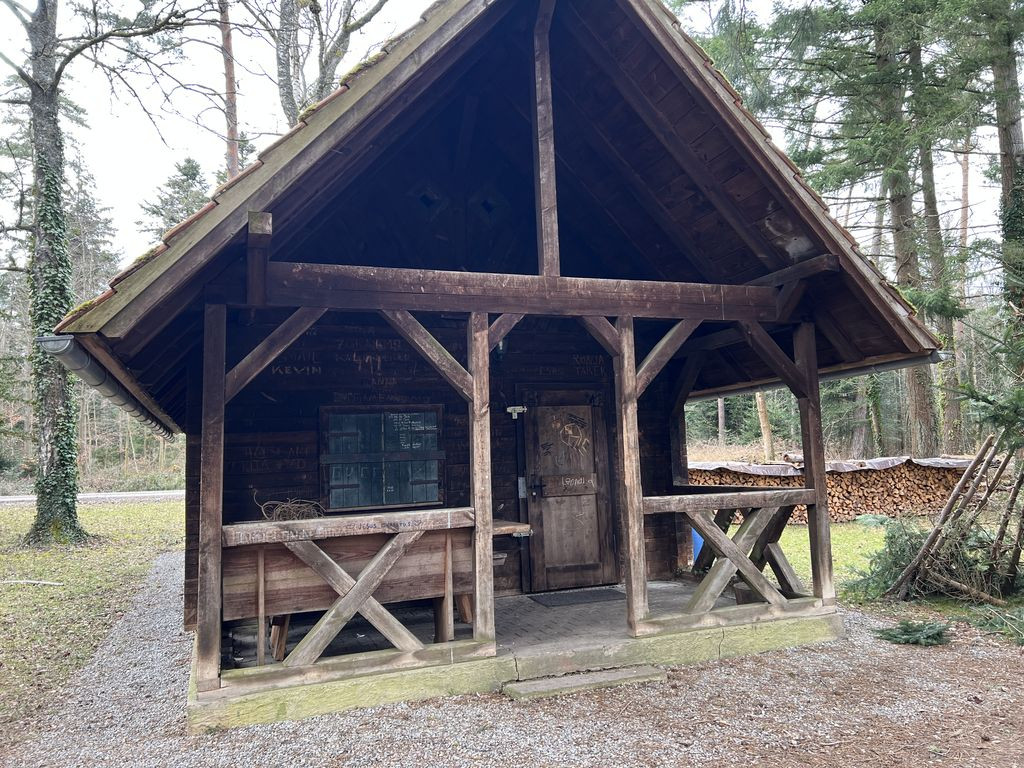 Lunch shelter near Zeller-Kopf-Weg
