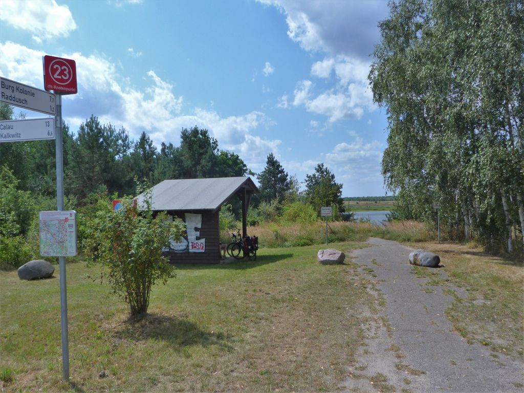 Basic shelter Kahnsdorfer See