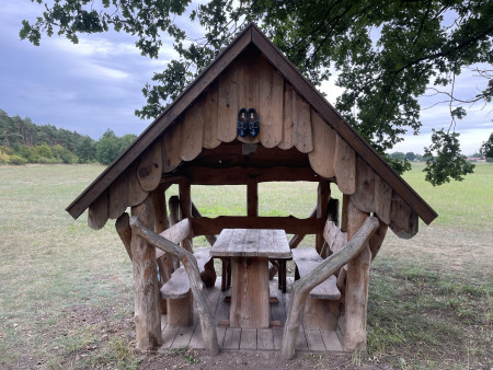 Lunch shelter near Alte Försterei