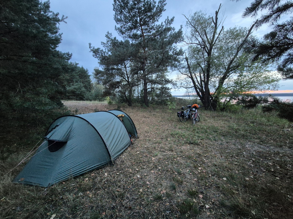 Tent camp near Am Staudamm
