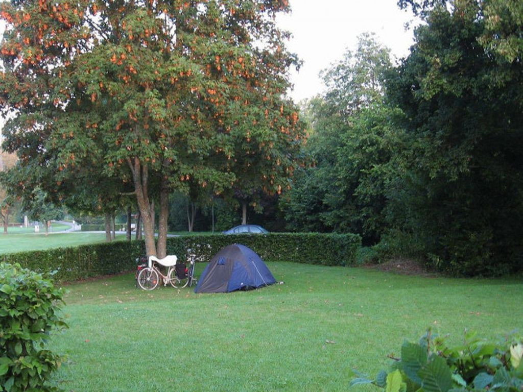 Free camp place for cyclists