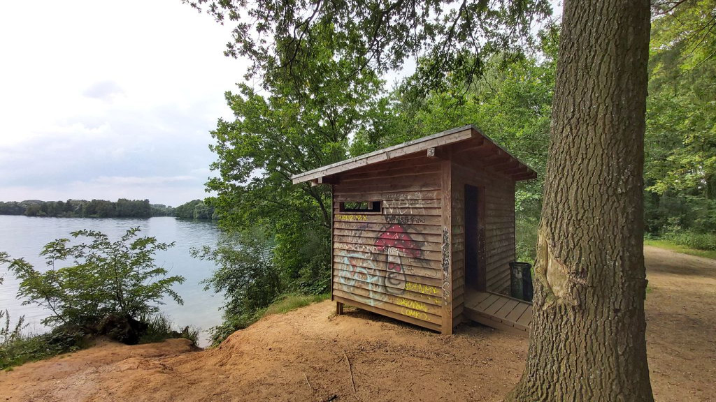 Hütte am Effelder Waldsee