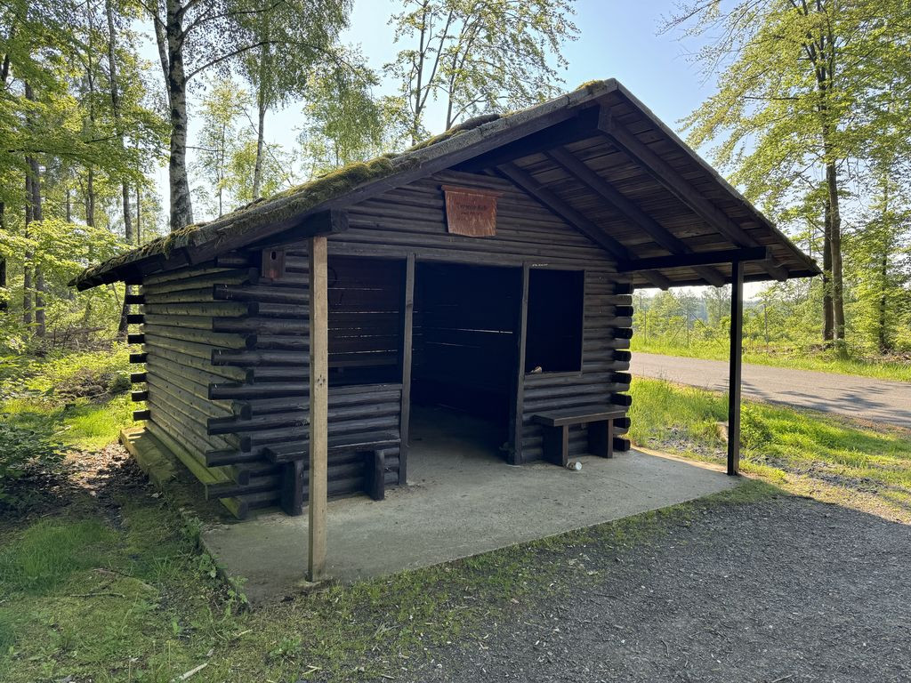 Obergeiser Hütte an der Kreuzeich
